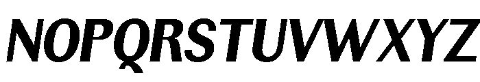 Rundale-ExtBdSemiCondIta Font UPPERCASE
