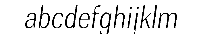 Rundale-ExtLtCondIta FONT