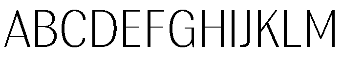 Rundale-ExtLtSemiCond Font UPPERCASE