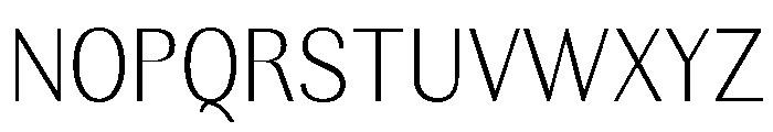 Rundale-ExtLtSemiCond Font UPPERCASE