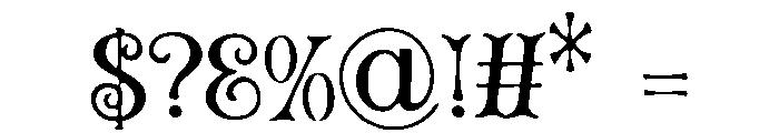 Rune_Seeker Font OTHER CHARS