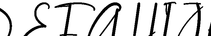 Runnie Anjanie Font UPPERCASE