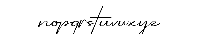 Running Saffron Regular Font LOWERCASE
