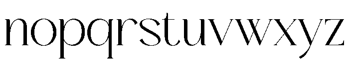 Rusdane Regular Font LOWERCASE