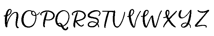 Rush Berries Script Script Font UPPERCASE