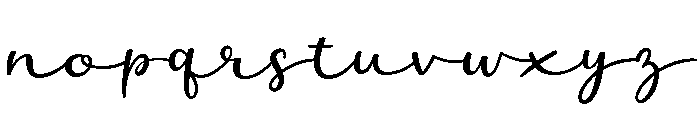 Rush Berries Script Script Font LOWERCASE