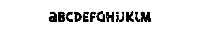 Rush Water Font UPPERCASE