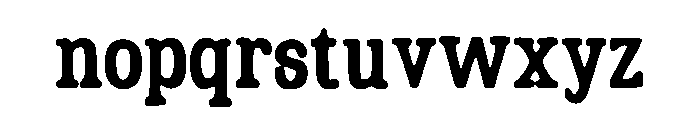 RushStroke Font LOWERCASE