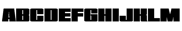 Rushen Regular Font UPPERCASE