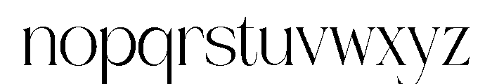 Rusher Night Regular Font LOWERCASE