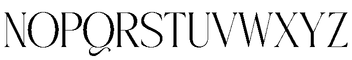RusherNight-Regular Font UPPERCASE
