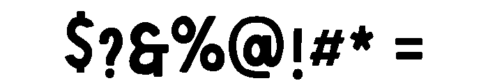 Rushnore Font OTHER CHARS