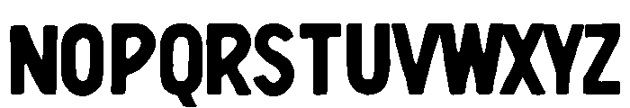 Rushnore Font UPPERCASE