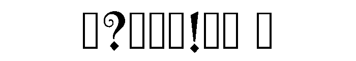 Russell Regular Font OTHER CHARS