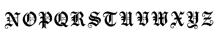 Russell Regular Font LOWERCASE
