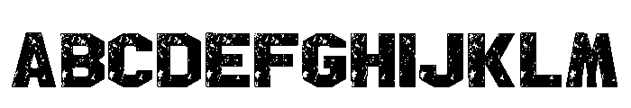 Rust Canyon Regular Font UPPERCASE