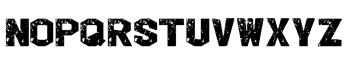Rust Canyon Regular Font LOWERCASE