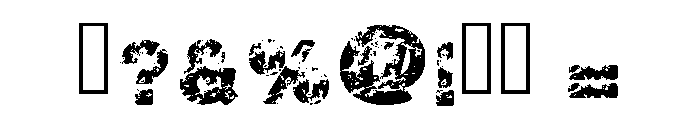 Rust Forge Regular Font OTHER CHARS