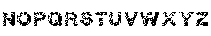 Rust Forge Regular Font UPPERCASE