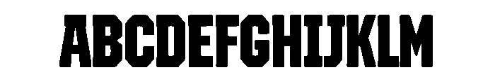 Rust Prairie Font UPPERCASE