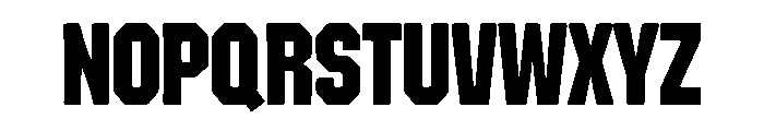 Rust Prairie Font UPPERCASE