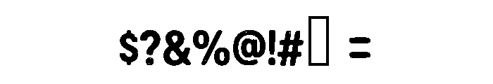 Rust Rough Font OTHER CHARS