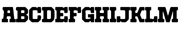 Rust Smoke Font UPPERCASE