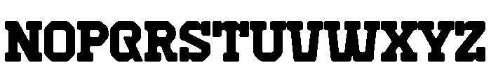 Rust Smoke Font UPPERCASE