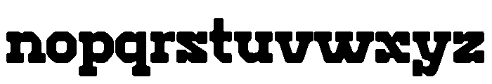 Rust Smoke Font LOWERCASE
