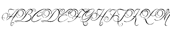Rustaliya Italic Font UPPERCASE