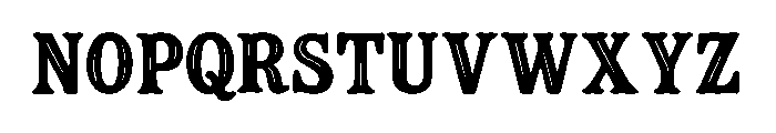 Rustborne Font UPPERCASE
