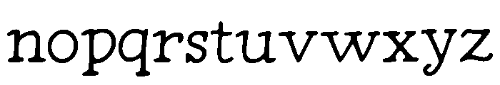 Rusted_Empire Font LOWERCASE