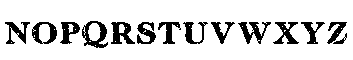 Rusted Grunge Regular Font LOWERCASE