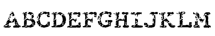 Rusted Letter Regular FONT
