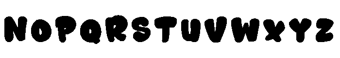 Rusted Vibe Font UPPERCASE