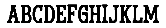 Rustero Regular Font UPPERCASE