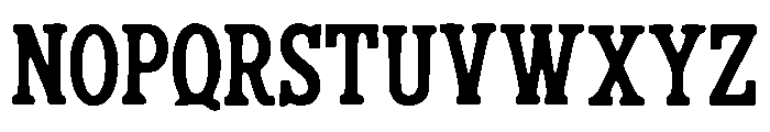 Rustero Regular Font UPPERCASE
