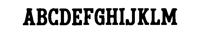 Rustero Regular FONT