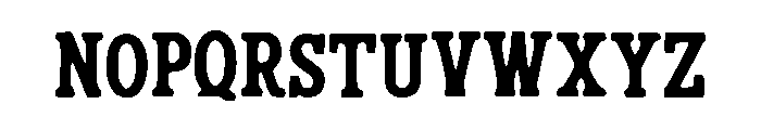Rustero Regular Font LOWERCASE