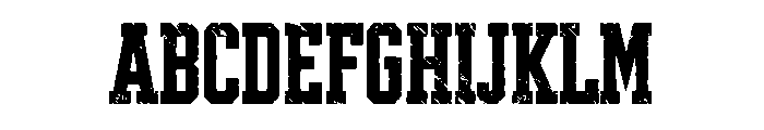 Rustforge Slab Font UPPERCASE