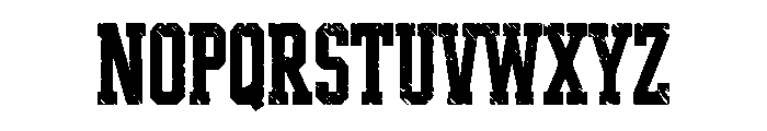 Rustforge Slab Font UPPERCASE