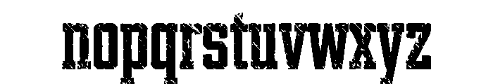 Rustforge Slab Font LOWERCASE