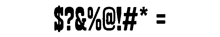 Rusthaven Western Font OTHER CHARS