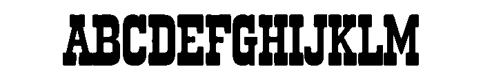 Rusthaven Western Font UPPERCASE