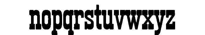 Rusthaven Western Font LOWERCASE