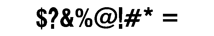 Rusthorn Slab Regular Font OTHER CHARS