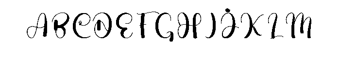 Rustic Background Font UPPERCASE