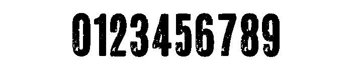 Rustic Baseball Regular Font OTHER CHARS