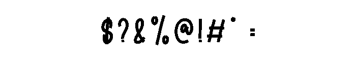 Rustic Bread Font OTHER CHARS