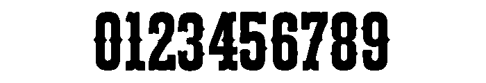 Rustic Cowboy Font OTHER CHARS